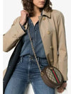 Ophidia GG Round Cross Bag Brown Beige - GUCCI - BALAAN 3