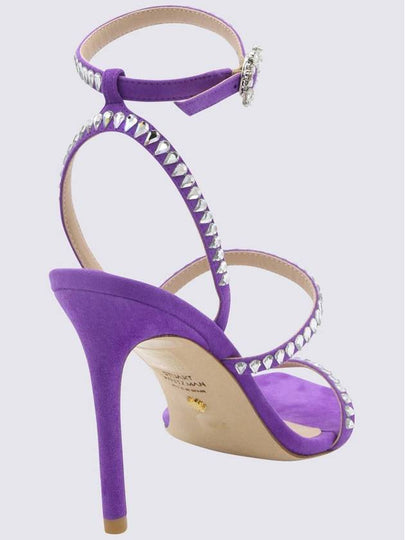 Stuart Weitzman Violet Suede Sandals - STUART WEITZMAN - BALAAN 2