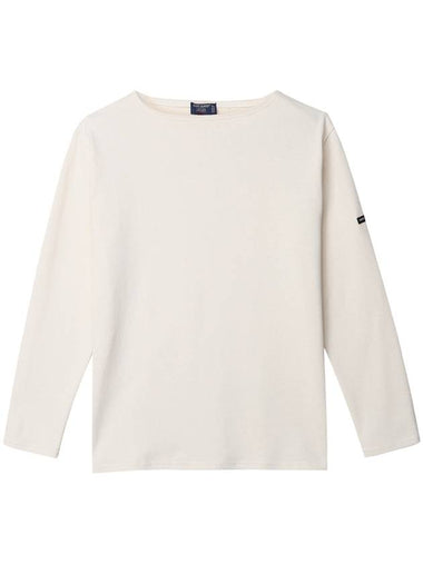 Guildo U Long Sleeve T-Shirt Ecru - SAINT JAMES - BALAAN 1