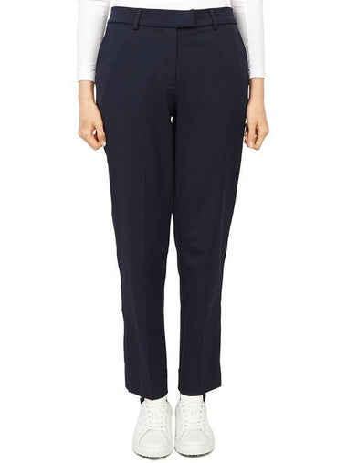 Women's Lux 4 Way Stretch Twill Straight Pants Navy - G/FORE - BALAAN 1