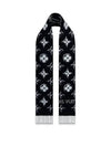 LV Essential Monogram Shine Wool Scarf Black - LOUIS VUITTON - BALAAN 3