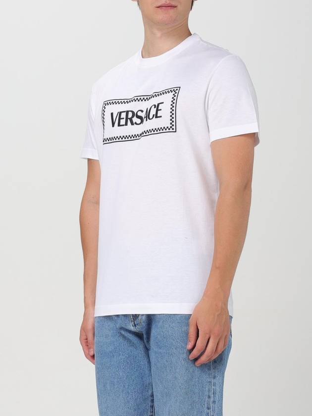 T-shirt Versace con logo a contrasto - VERSACE - BALAAN 4