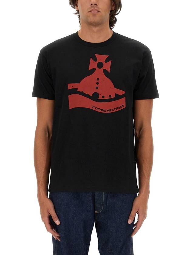 "SUNKEN ORB" T-SHIRT - VIVIENNE WESTWOOD - BALAAN 7