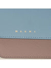 Saffiano Tri-Fold Half Wallet Blue - MARNI - BALAAN 7