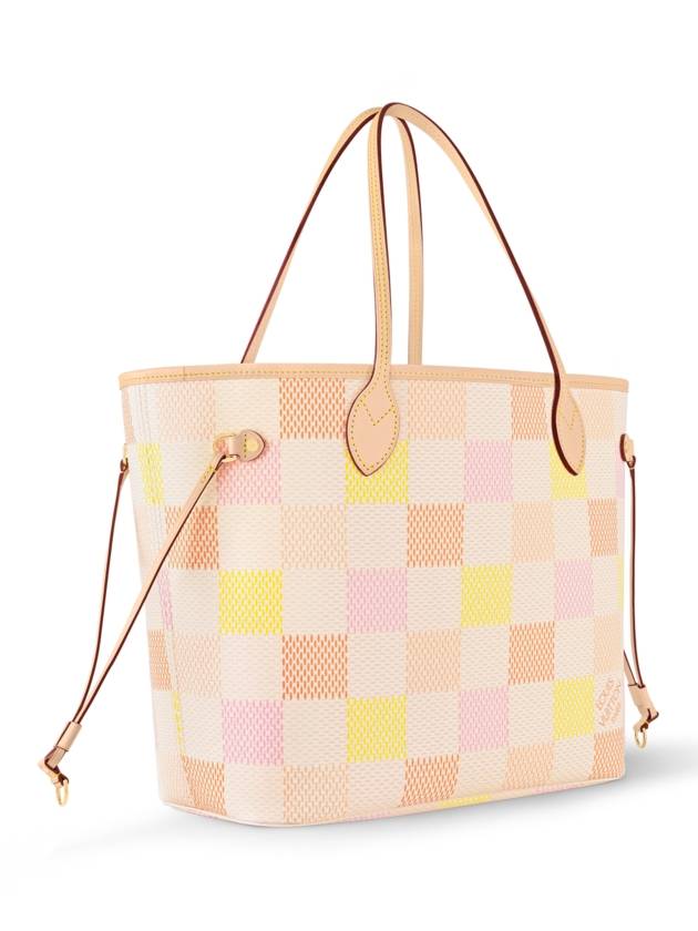 Neverfull MM Tote Bag Peach - LOUIS VUITTON - BALAAN 4