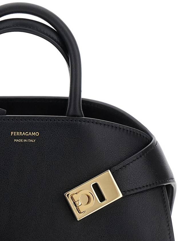 Hug Mini Bag Black - SALVATORE FERRAGAMO - BALAAN 4