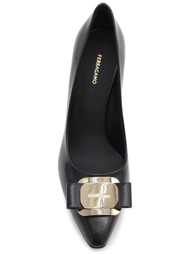 Ferragamo With Heel Black - SALVATORE FERRAGAMO - BALAAN 4