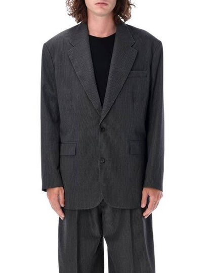 Relaxed Fit Suit Jacket Grey - ACNE STUDIOS - BALAAN 2