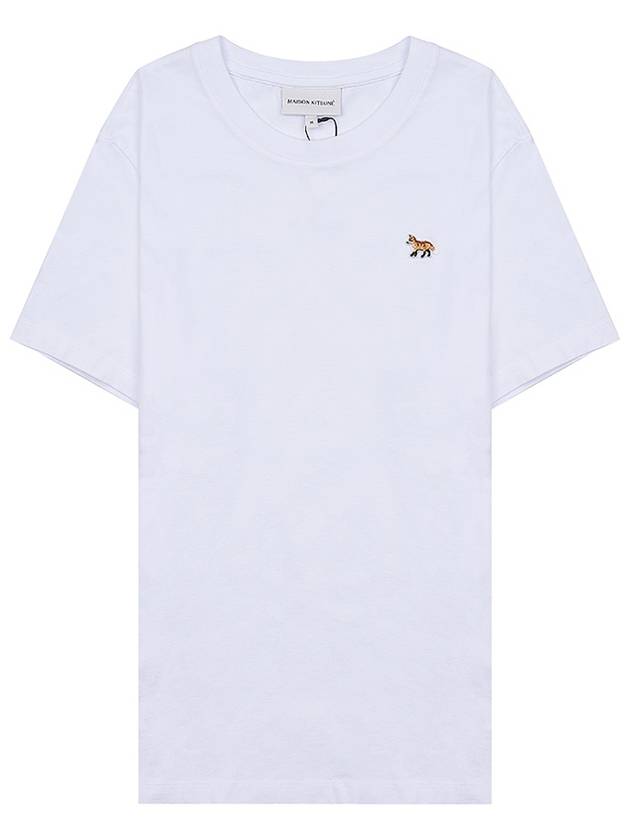 Baby Fox Patch Regular Short Sleeve T-Shirt White - MAISON KITSUNE - BALAAN 10