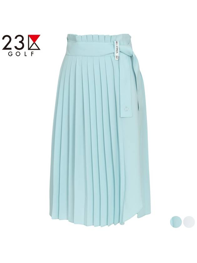 Golf Pleated Wrap Skirt EM2LPC034 - 23KU - BALAAN 2