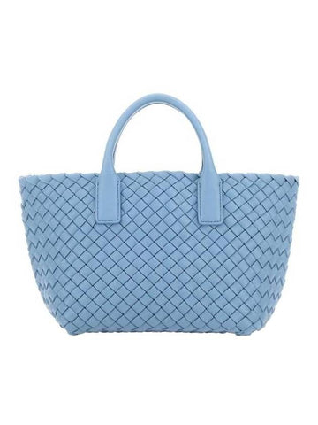 Kabat Mini Tote Bag Blue - BOTTEGA VENETA - BALAAN 1