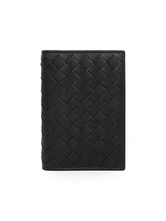 Intrecciato Card Wallet Black - BOTTEGA VENETA - BALAAN 3