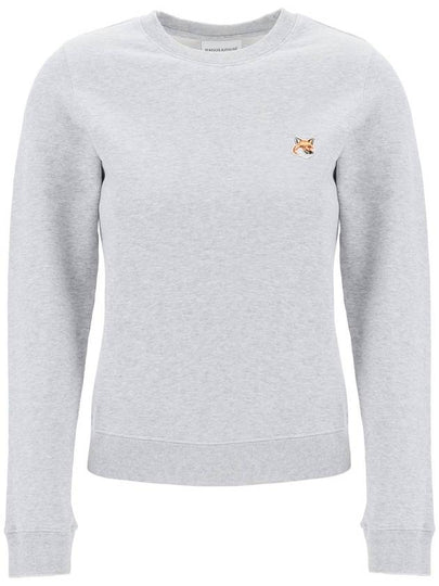 Fox Head Patch Regular Sweatshirt Grey - MAISON KITSUNE - BALAAN 2