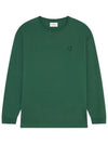 Fox Patch Comfort Sweatshirt Green - MAISON KITSUNE - BALAAN 1