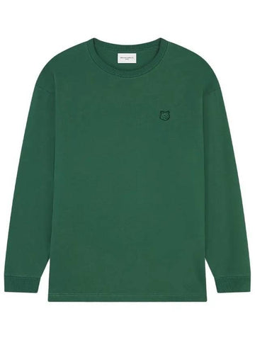 Fox Patch Comfort Sweatshirt Green - MAISON KITSUNE - BALAAN 1