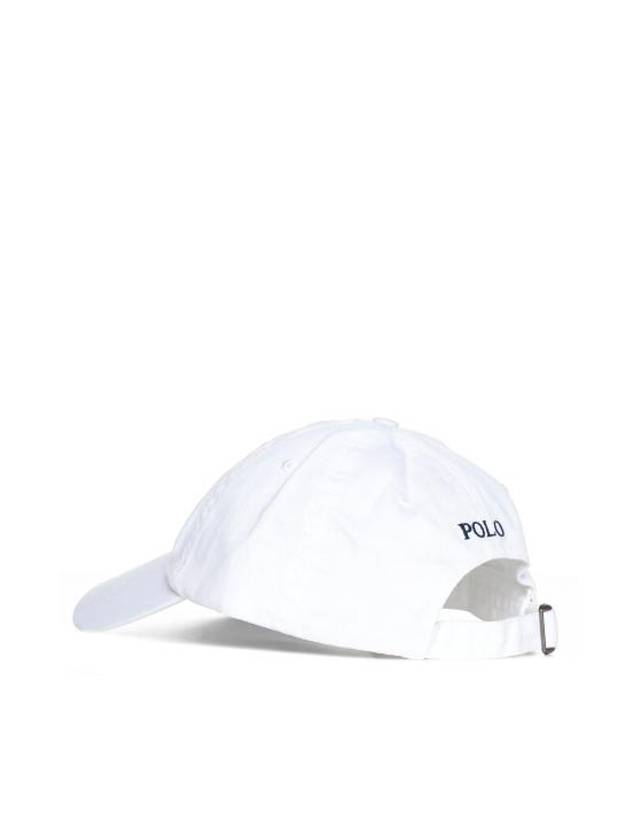 Embroidered Pony Ball Cap White - POLO RALPH LAUREN - BALAAN 4