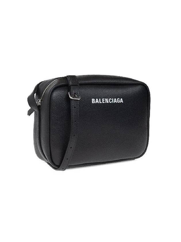 Grained Calfskin Everyday Medium Camera Crossbody Bag Black - BALENCIAGA - BALAAN 5