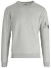 Lens Wappen Cotton Sweatshirt Grey - CP COMPANY - BALAAN 2