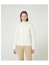 Points 5 Aten W Light Cream Women s Down Jacket - DUVETICA - BALAAN 1