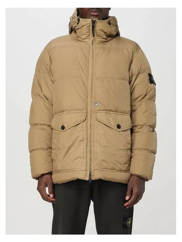 Crinkle Reps Re-Nylon Down Padding Beige - STONE ISLAND - BALAAN 5