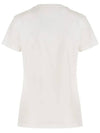 Logo Patch Jersey Cotton Short Sleeve T-Shirt Off White - MONCLER - BALAAN 4