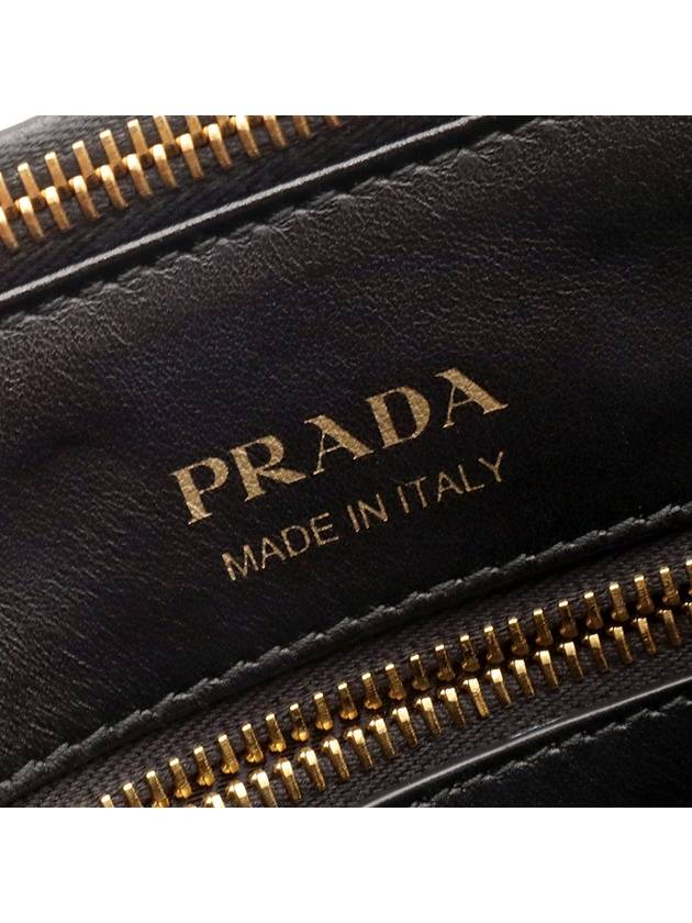 Black Leather Mini Diagram Galleria 2WAY 1BA896 2D91 - PRADA - BALAAN 9