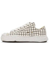 Hank Grid Pattern Low Top Sneakers White - MAISON MIHARA YASUHIRO - BALAAN 4