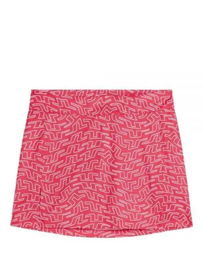 Women's Amelie Print Skirt Pink - J.LINDEBERG - BALAAN 2