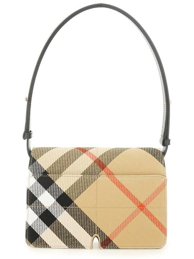 Snip Check Shoulder Bag Sand - BURBERRY - BALAAN 3