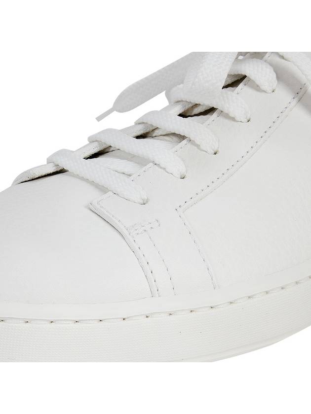 Leather Low-Top Sneakers White - SANTONI - BALAAN 6