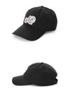 double logo patch ball cap black - MONCLER - BALAAN.