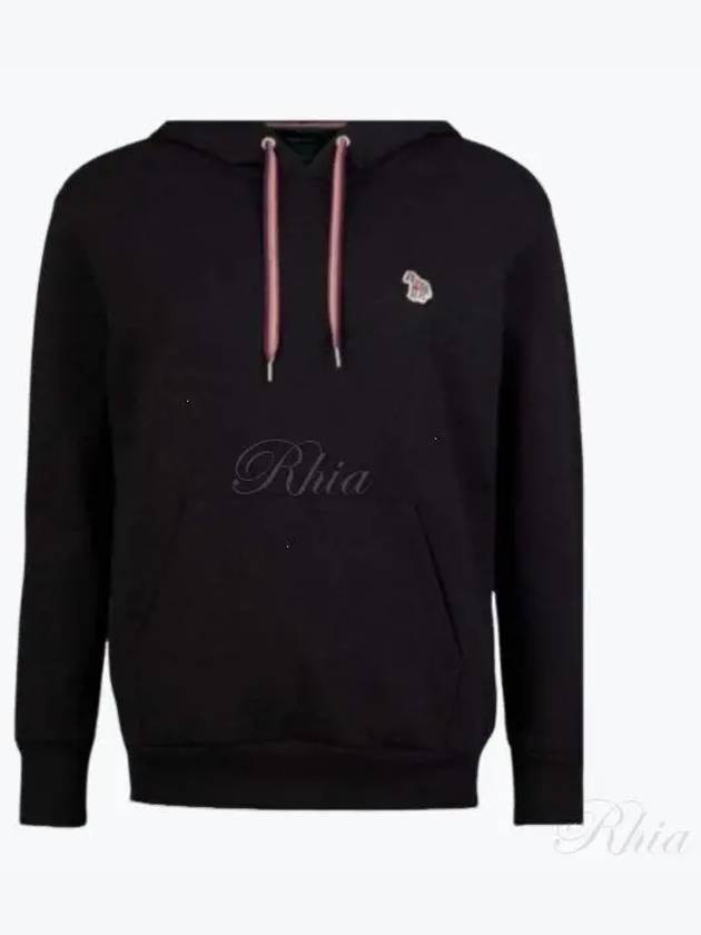 Zebra Logo Cotton Hoodie Black - PAUL SMITH - BALAAN 2