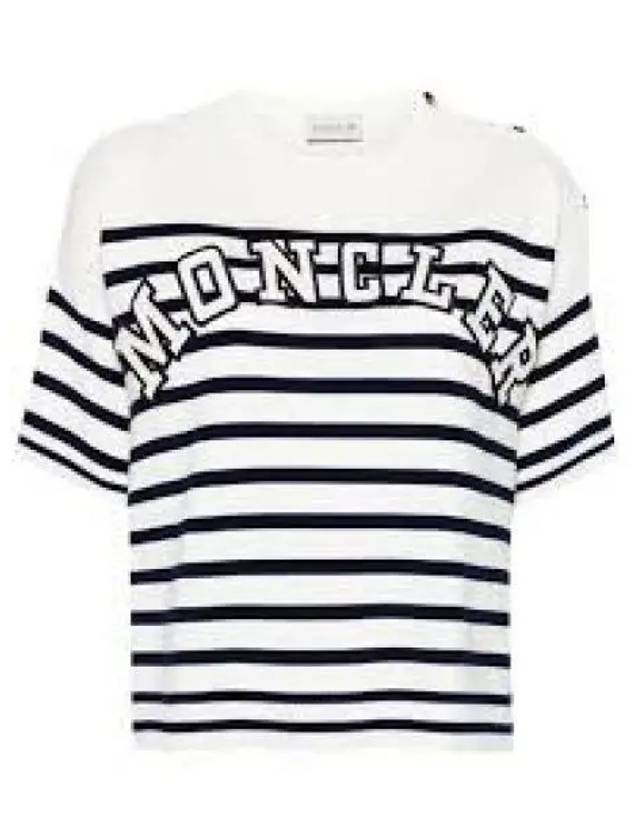 24 9C00006 M1367 P07 Logo Short Sleeve T Shirt - MONCLER - BALAAN 1