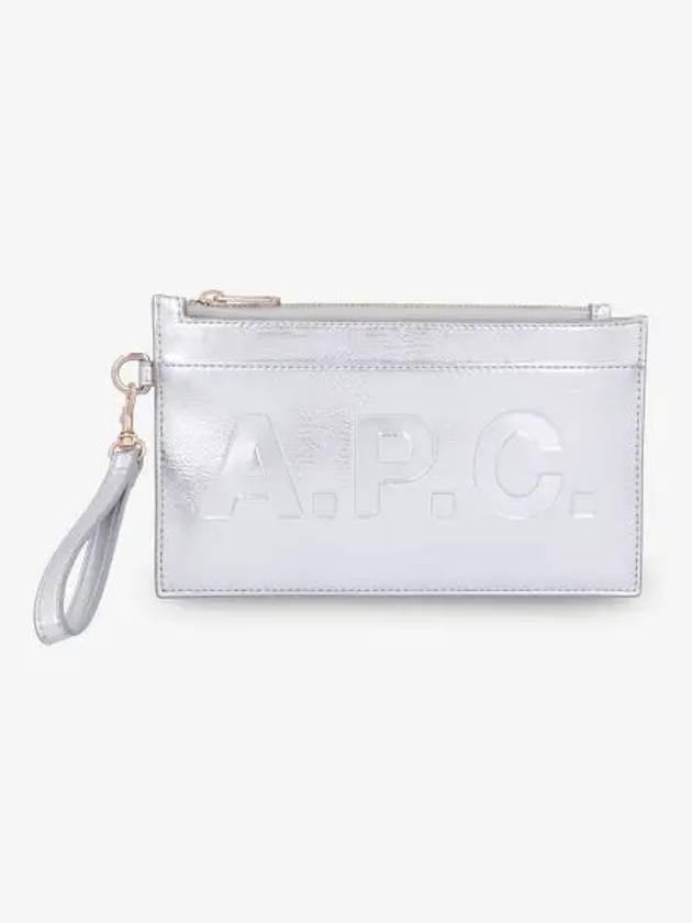 Pochette Clutch Bag Silver - A.P.C. - BALAAN 2