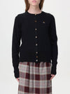 Logo Patch Cardigan Black - VIVIENNE WESTWOOD - BALAAN 2