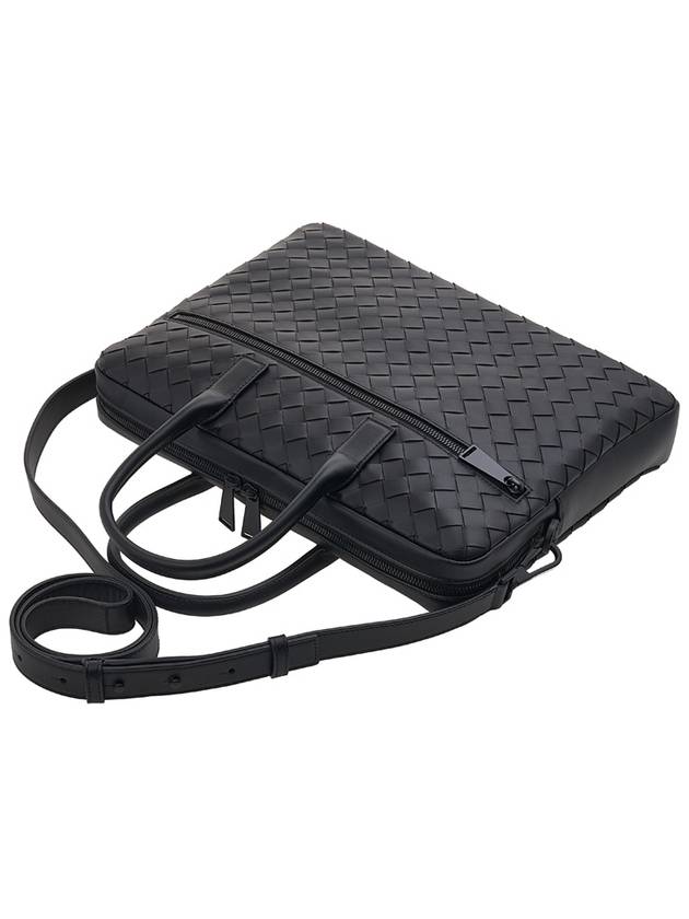 Intrecciato Briefcase Black - BOTTEGA VENETA - BALAAN 5