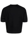 Mercerised Jersey Short Sleeve T-Shirt Black - LEMAIRE - BALAAN 3