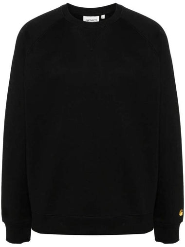 Chase Crew Neck Sweatshirt Black - CARHARTT WIP - BALAAN 1