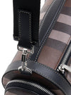 Sound Check Print Leather Cross Bag Dark Burch Brown - BURBERRY - BALAAN 10