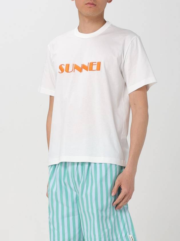 T-shirt Sunnei in cotone con logo - SUNNEI - BALAAN 4