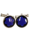 Men's Urban Spirit Cufflinks Silver Blue - MONTBLANC - BALAAN 1