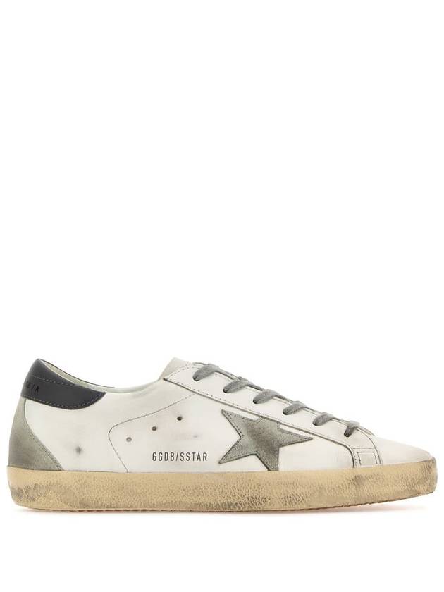 Superstar Leather Low Top Sneakers Grey White - GOLDEN GOOSE - BALAAN 2