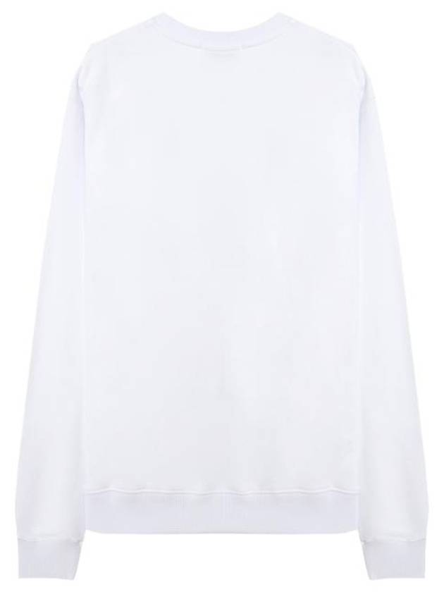 Box Logo Print Sweatshirt White - MSGM - BALAAN 2