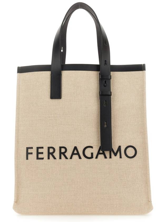 TOTE BAG WITH LOGO - SALVATORE FERRAGAMO - BALAAN 1