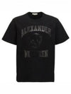 short sleeve t-shirt 759442QTAAW0548 Black - ALEXANDER MCQUEEN - BALAAN 2