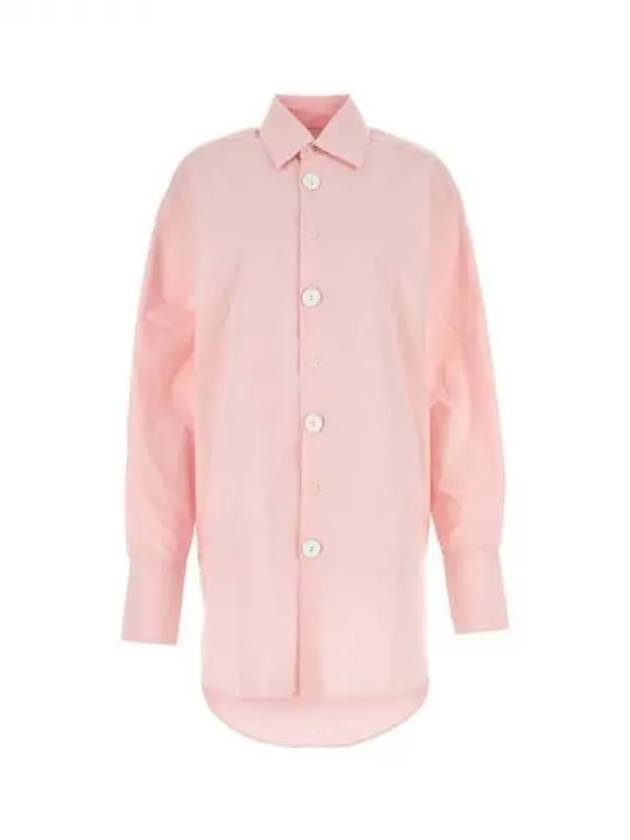 Button detail overfit cotton shirt 270362 - JW ANDERSON - BALAAN 1