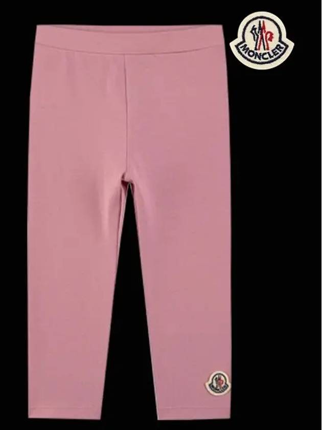 Baby Girl T shirt Leggings Top and Bottom Set Pink 8C00022 8790N 525 - MONCLER - BALAAN 7