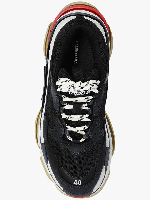 Triple S Low Top Sneakers Black - BALENCIAGA - BALAAN 7