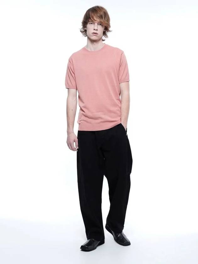 Men s LBRHK PK Linen Basic Round Half Knit Pink - CHANCE'S NOI - BALAAN 10