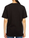 Logo Sequin Cotton Short Sleeve T-Shirt Black - MONCLER - BALAAN 5